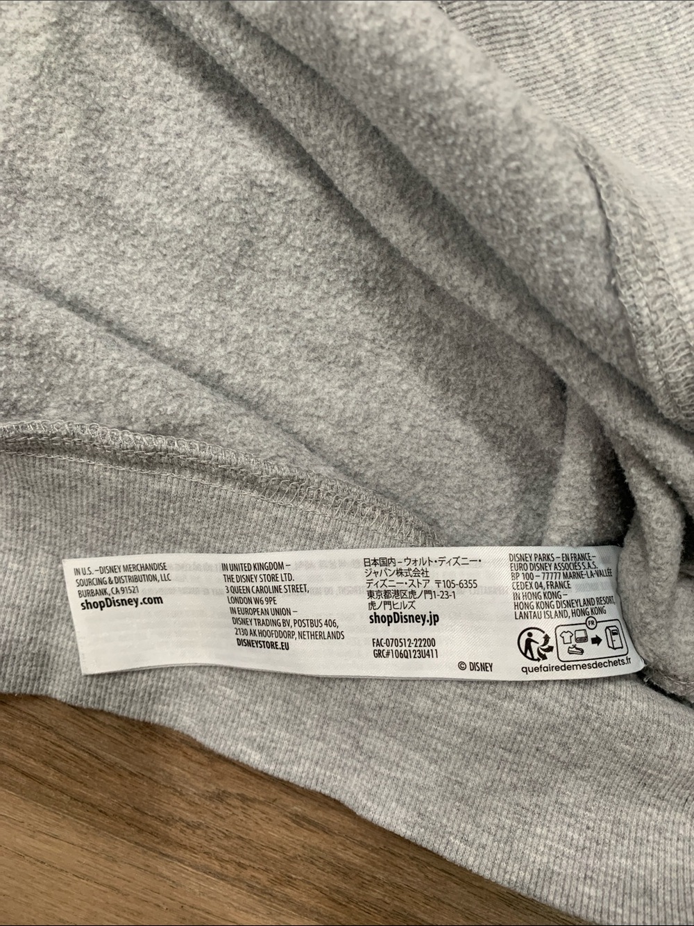 Disney Gray Crewneck Sweatshirt with Colorful Pluto Graphic Size XL - Picture 6 of 14
